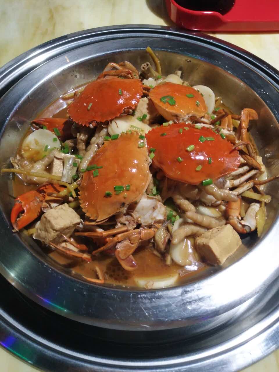 【携程美食林】上海槐店王婆大虾·肉蟹煲(宝山宝龙广场店)餐馆,蟹煲