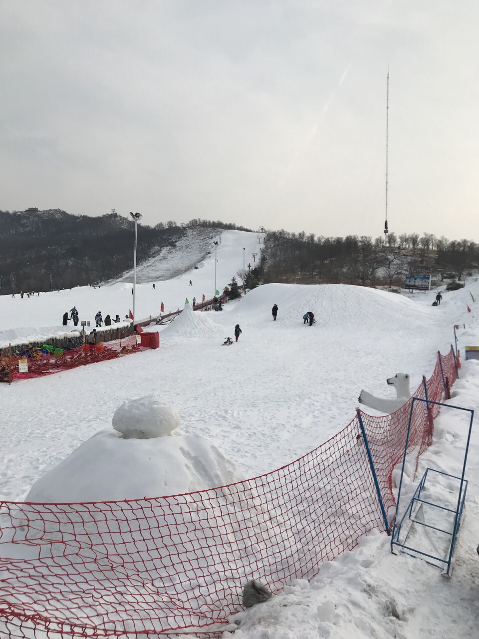 淄博的滑雪场图片