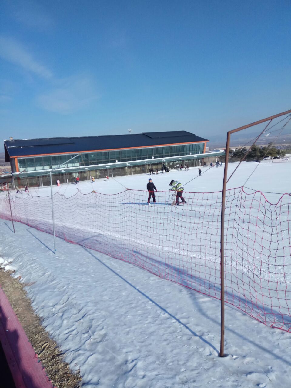 龙井海兰江滑雪场图片