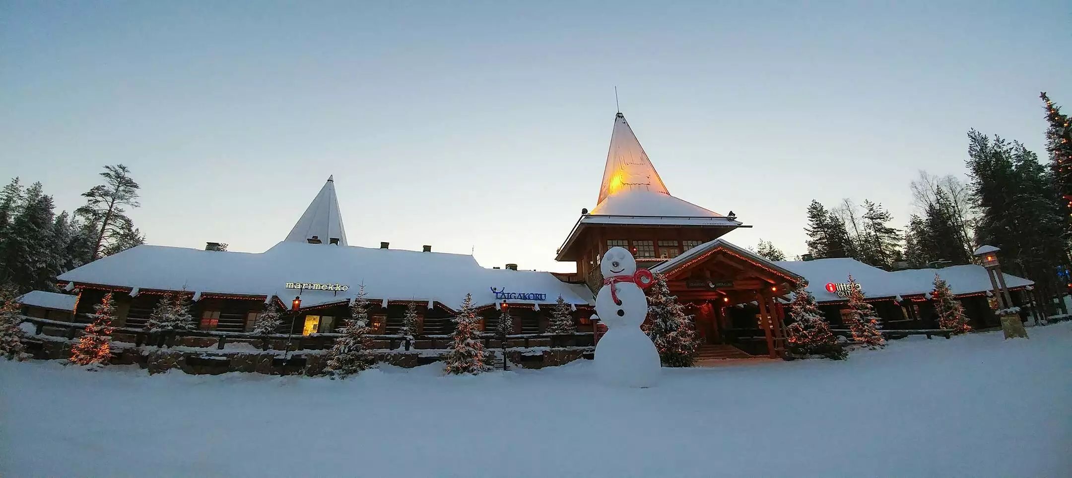 圣诞节前的 芬兰 罗瓦涅米 圣诞老人村 - 北极圈之家_哔哩哔哩_bilibili