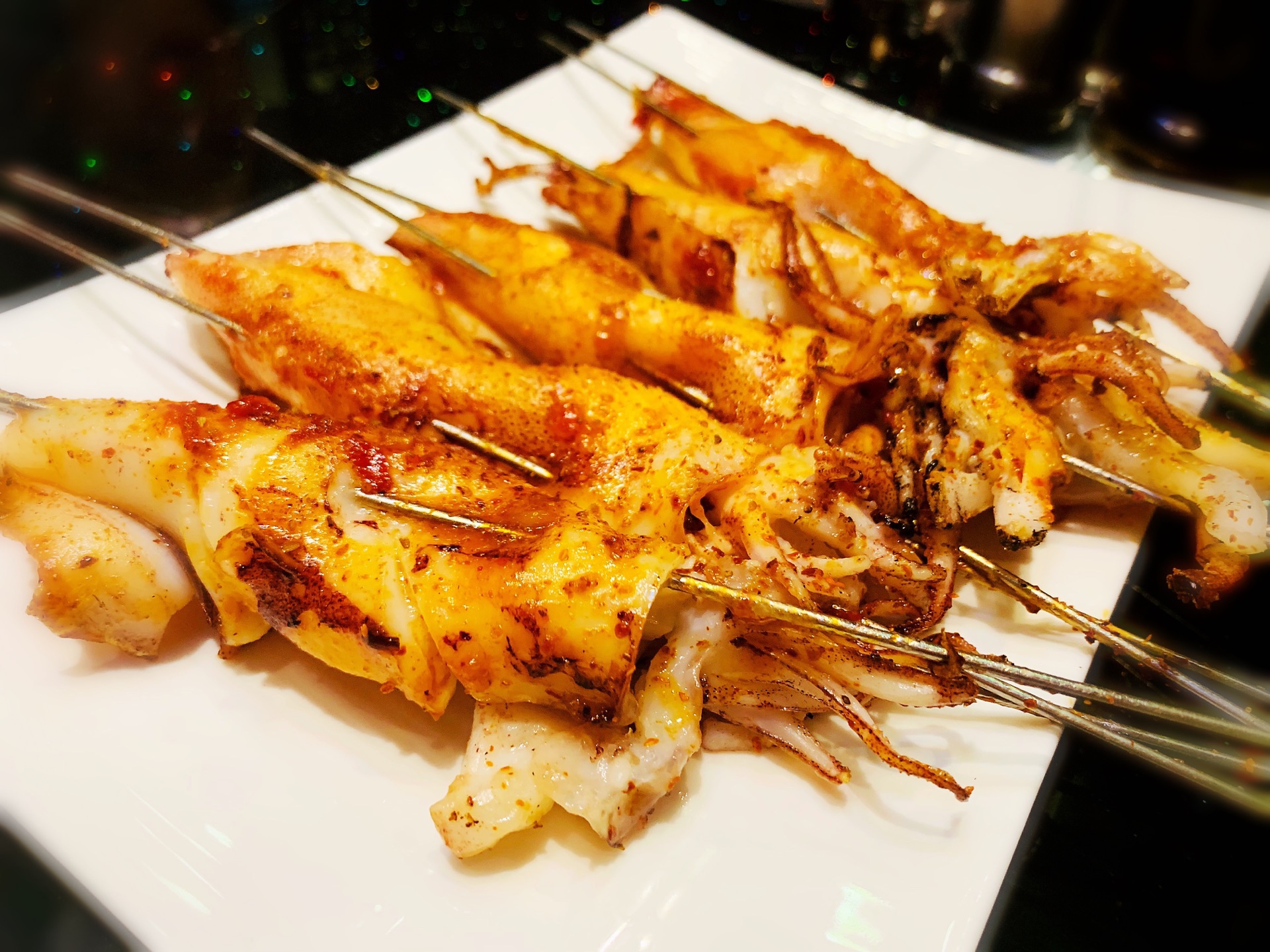 我最爱贝类什么的 碳烤鸟贝,鲜贝丁嫩嫩很q弹 「碳烤鸭舌」很入味 碳