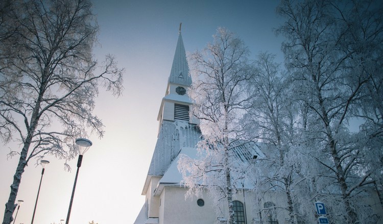 罗瓦涅米教堂rovaniemi church