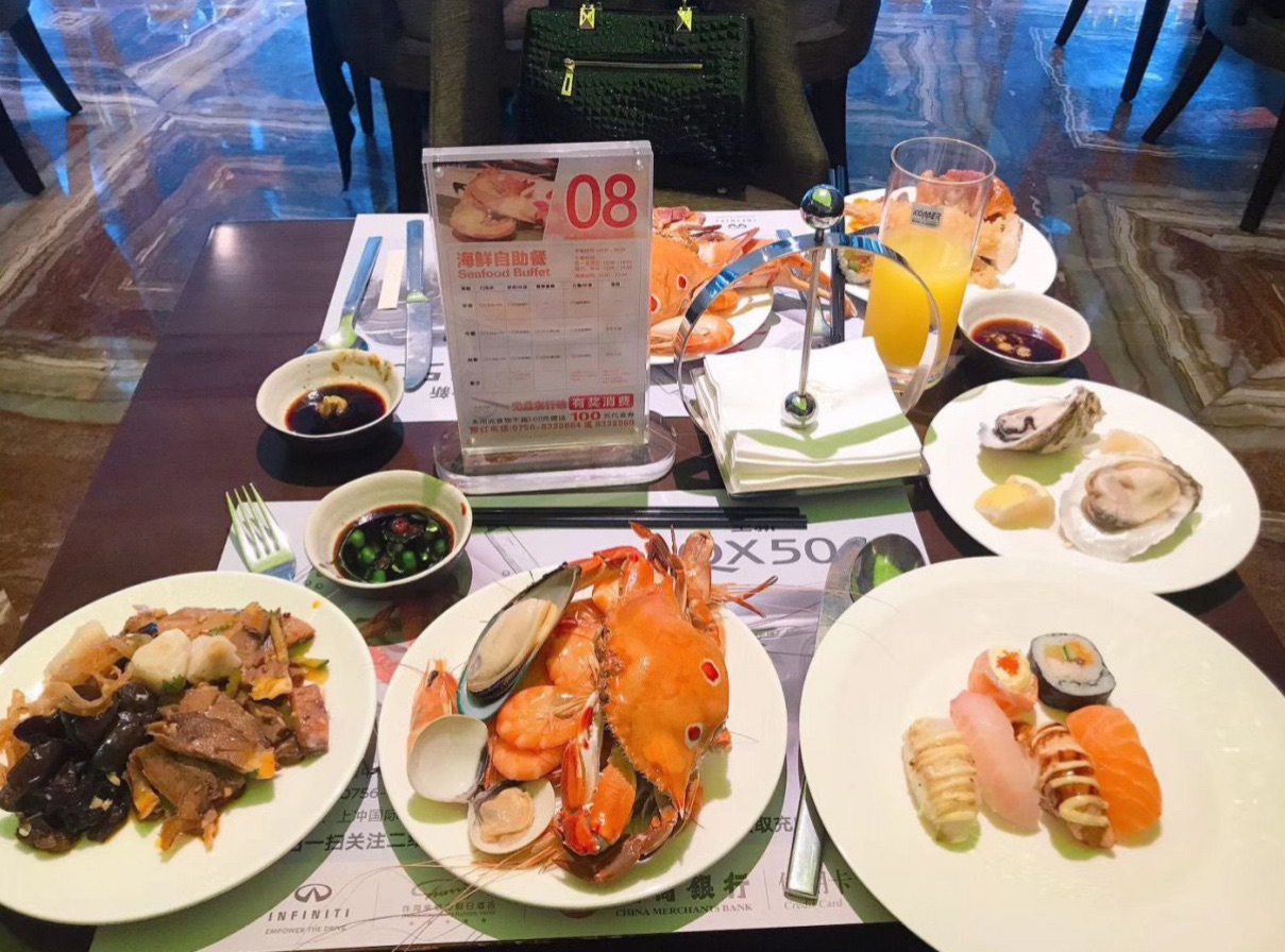 重庆丽晶酒店海鲜自助餐焕新升级