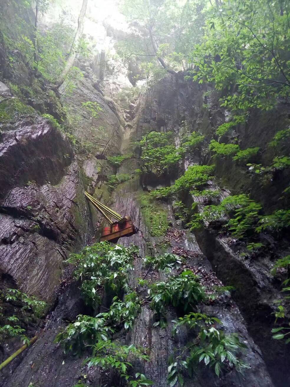 早就聽朋友們說保康五道峽風景區景色優美,一直想來玩,可是沒時間