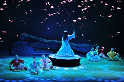 梦回泰宁整场演出华丽璀璨如梦似幻以世界遗产山水为背景以历史民俗