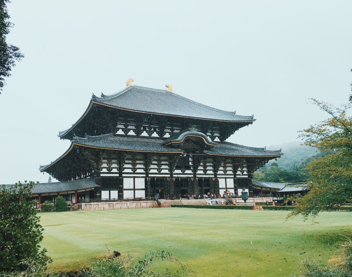 【攜程攻略】奈良東大寺景點,暴雨中游東大寺.渾身被澆了個透.