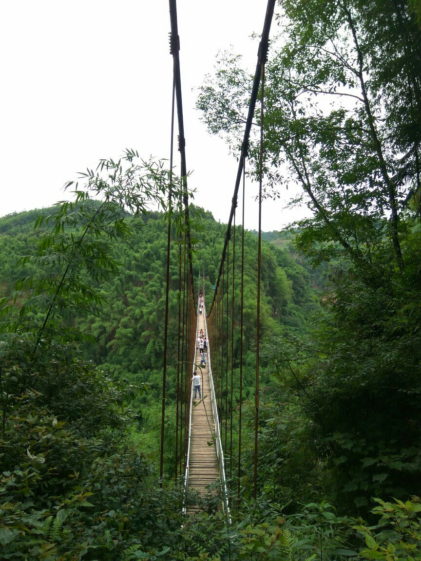 川西竹海峽谷景區(金雞谷)旅遊景點攻略圖