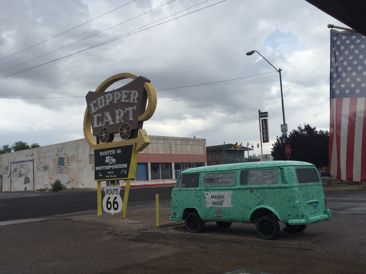 66号公路起点牌