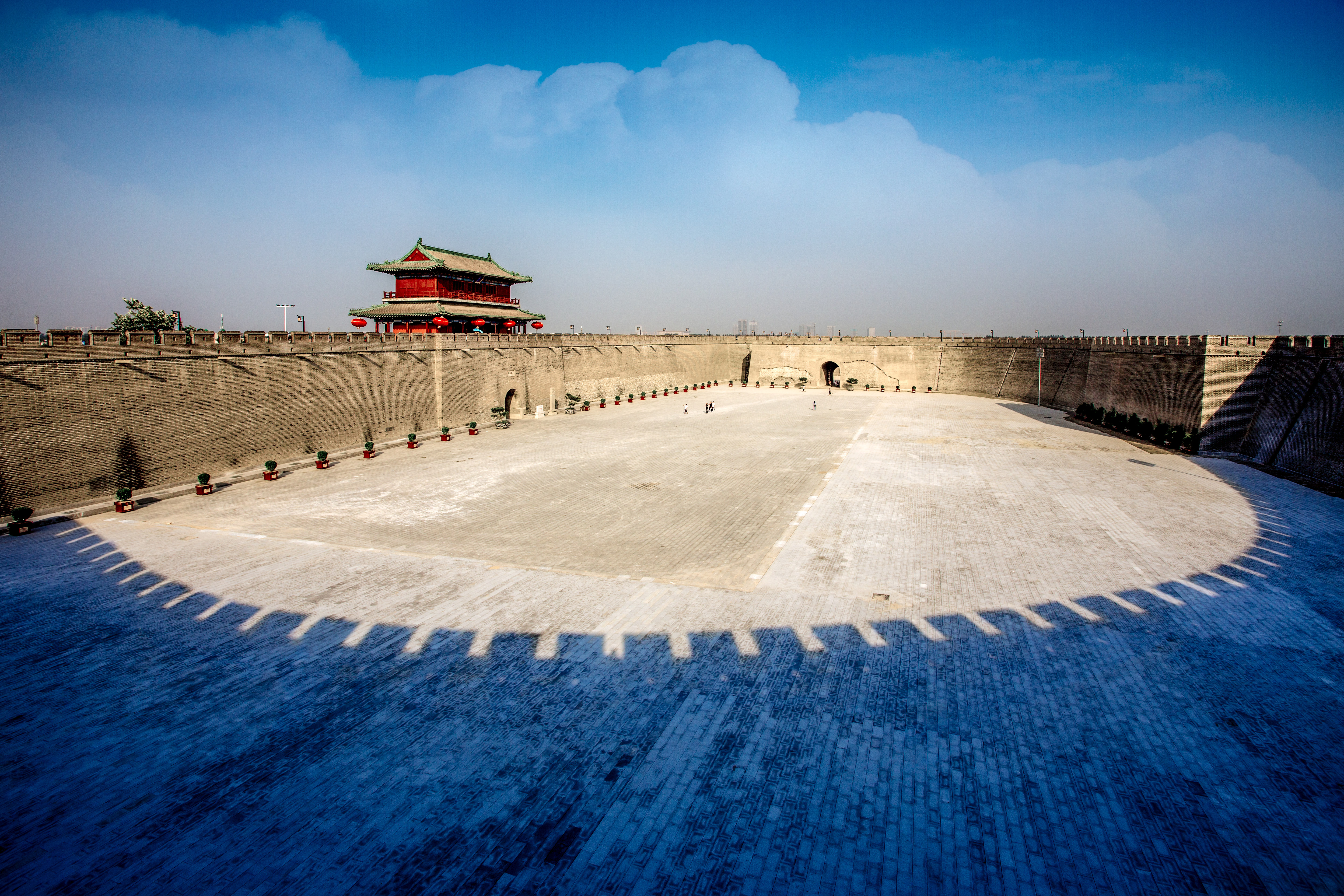 正定古城牆旅遊景點攻略圖