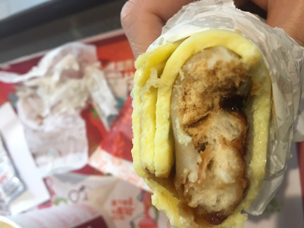 肯德基早餐被蛋卷,肯德基早餐_大山谷图库