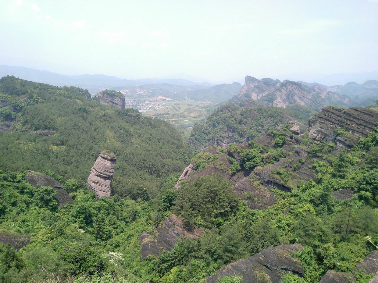连城冠豸山每次路过都没有去游玩这次没有错过湖光山色山映水生水映山