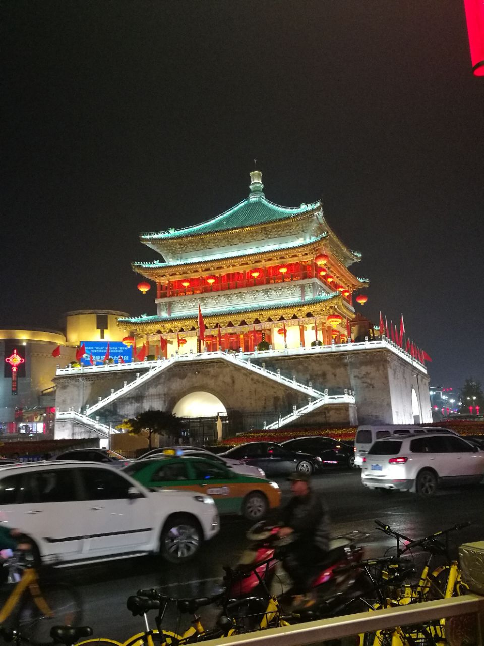 西安鐘樓旅遊景點攻略圖