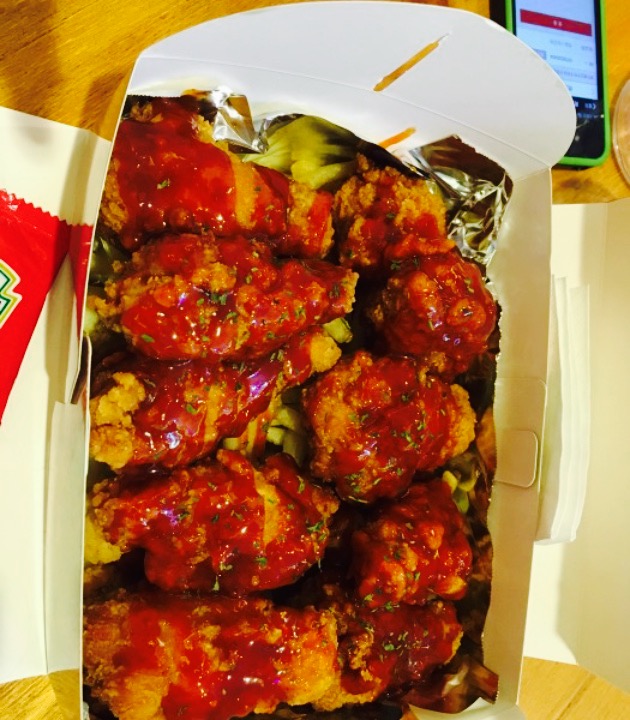 2023江原道炸鸡啤酒(龙湖店)美食餐厅,不是很好找,在角落了,可是.