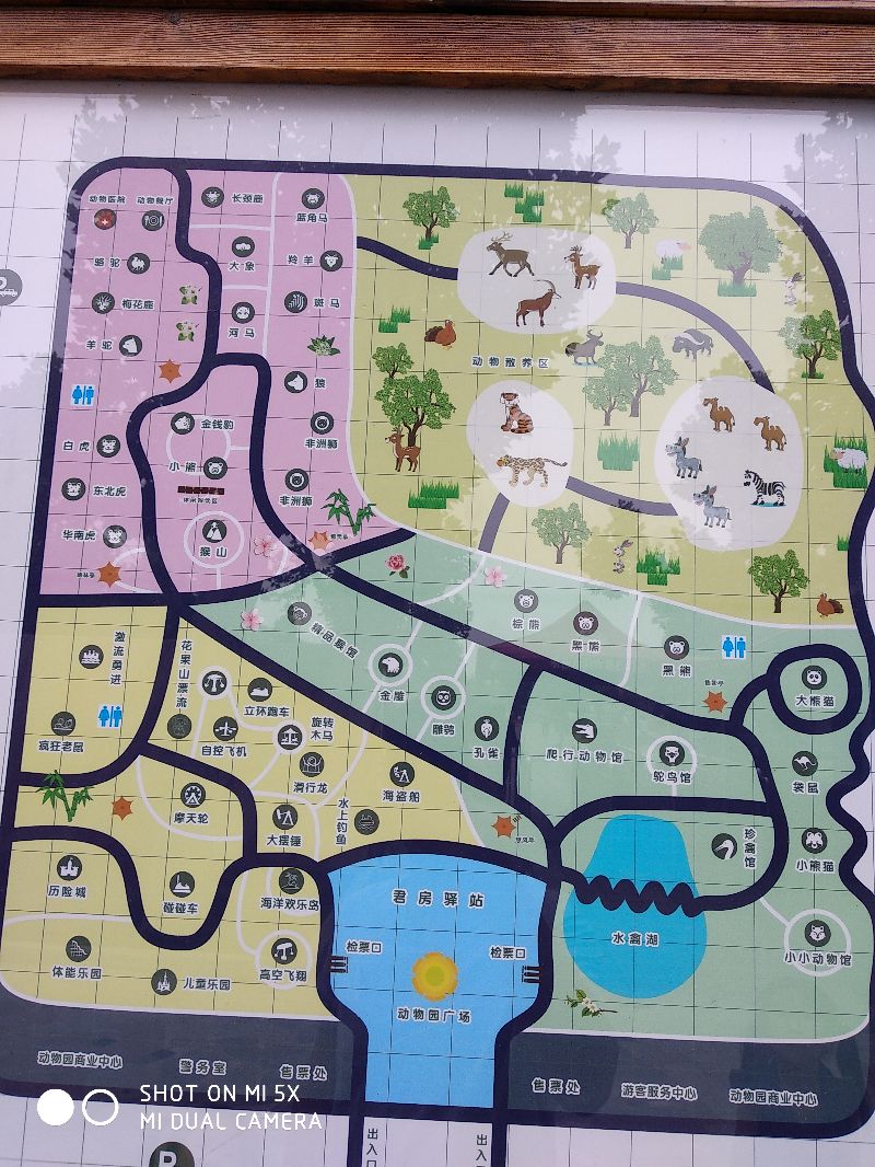 临沂市动植物园地图图片