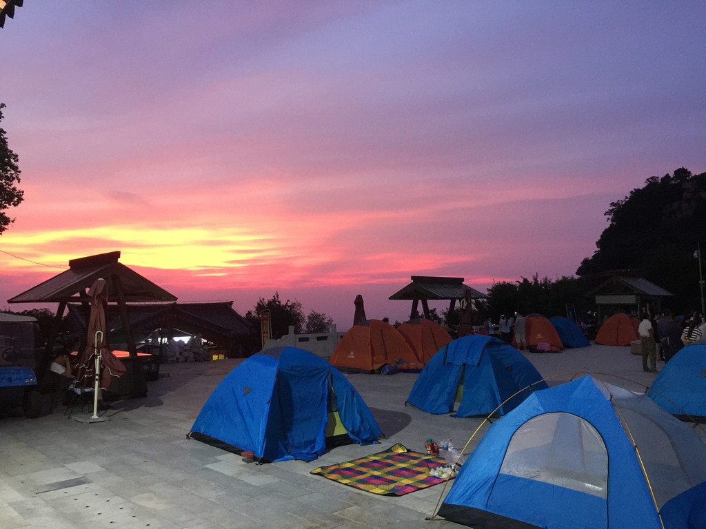 高山,帐篷,星空,少华山第二届高山露营帐篷节开始啦
