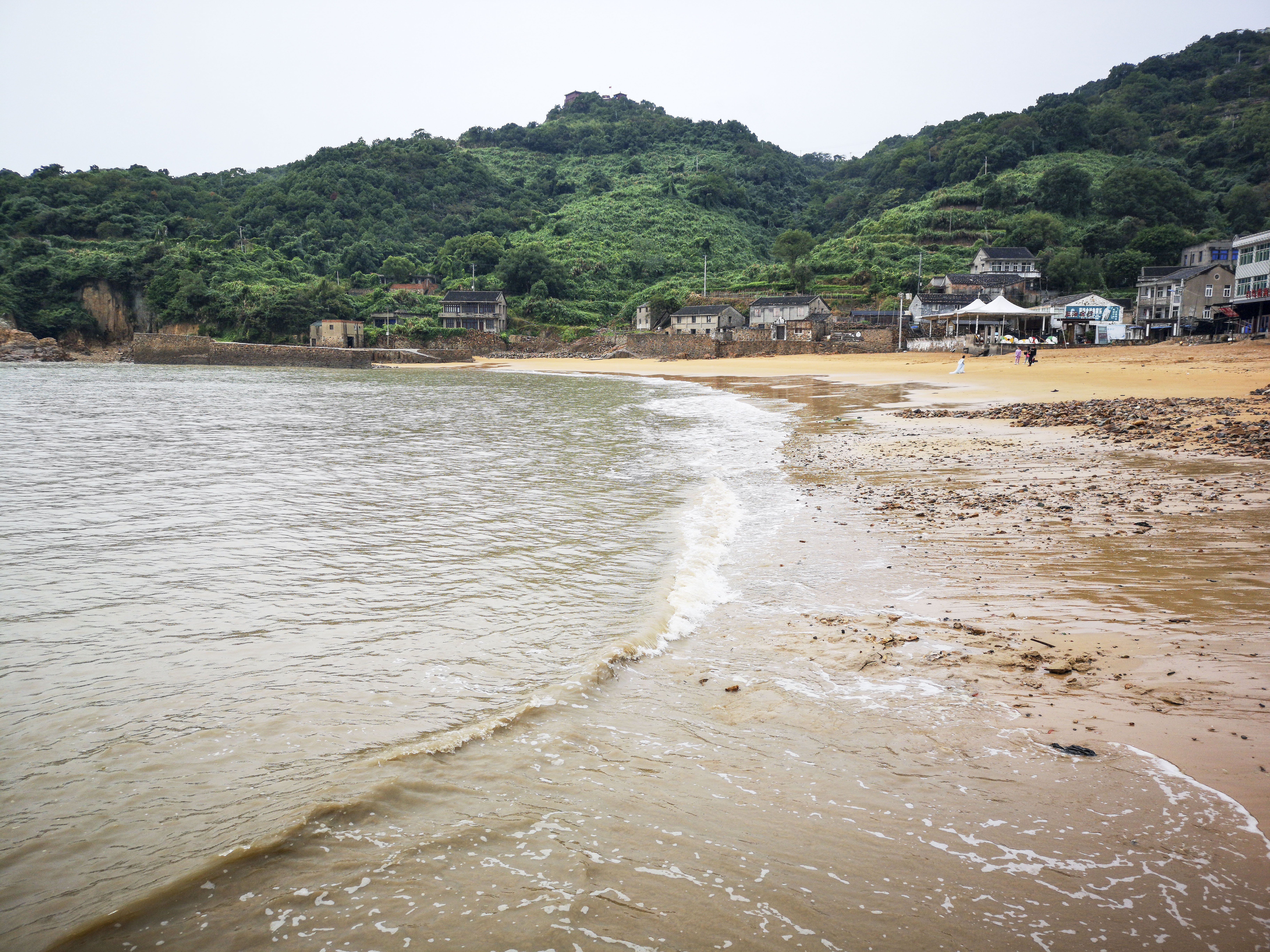 玉环白马岙沙滩图片