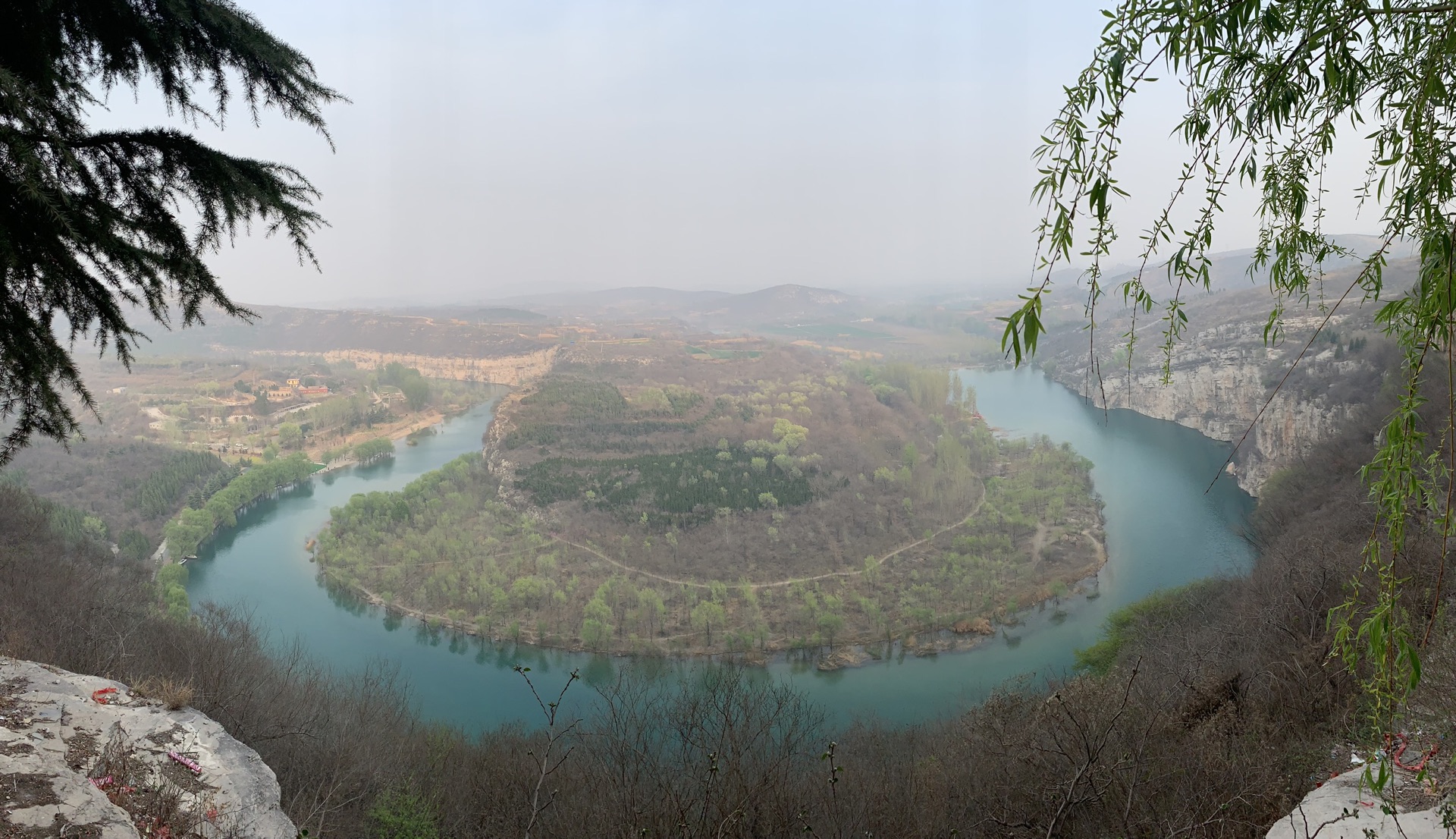 鹤壁淇河太极图风景区图片