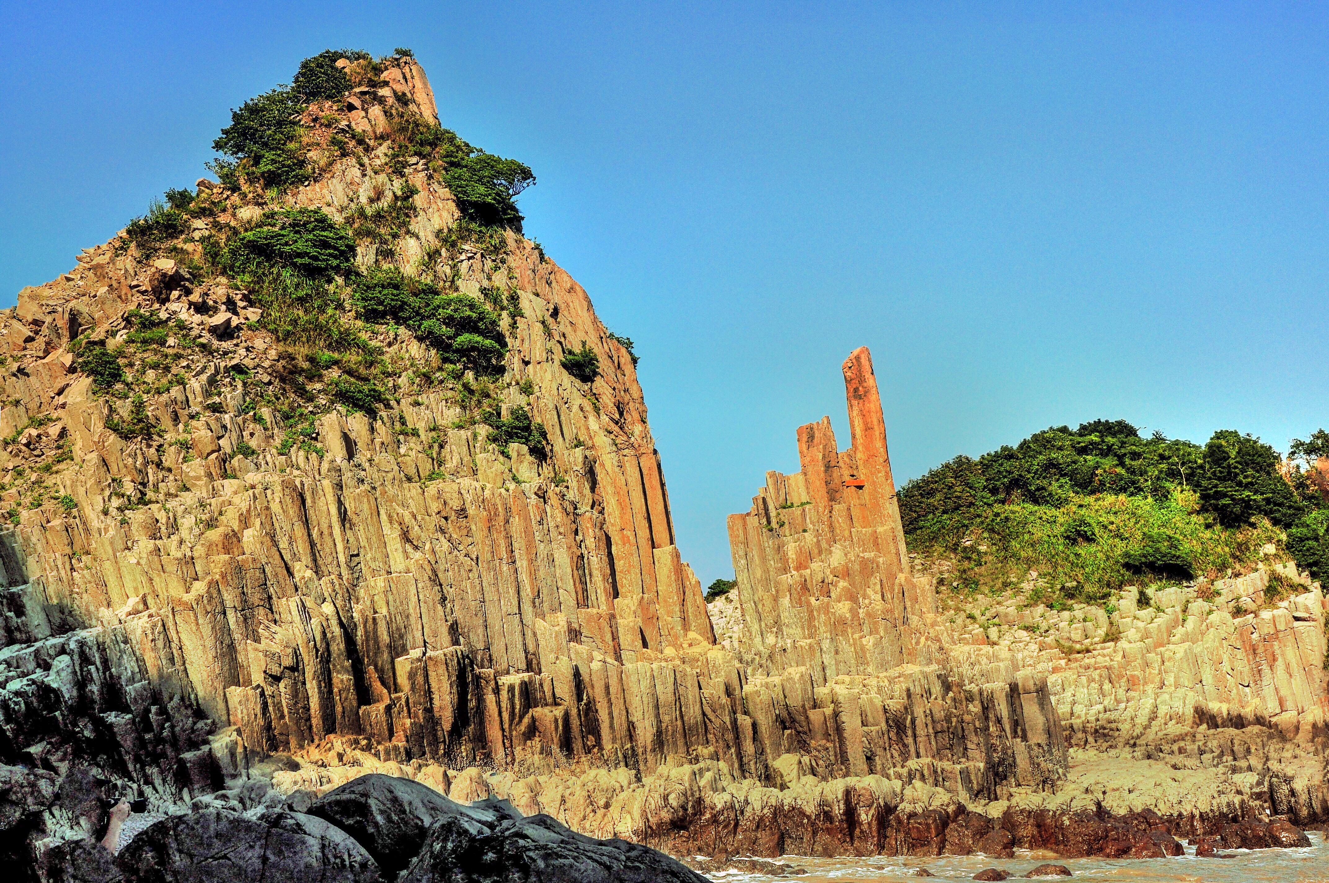 花岙岛石林图片