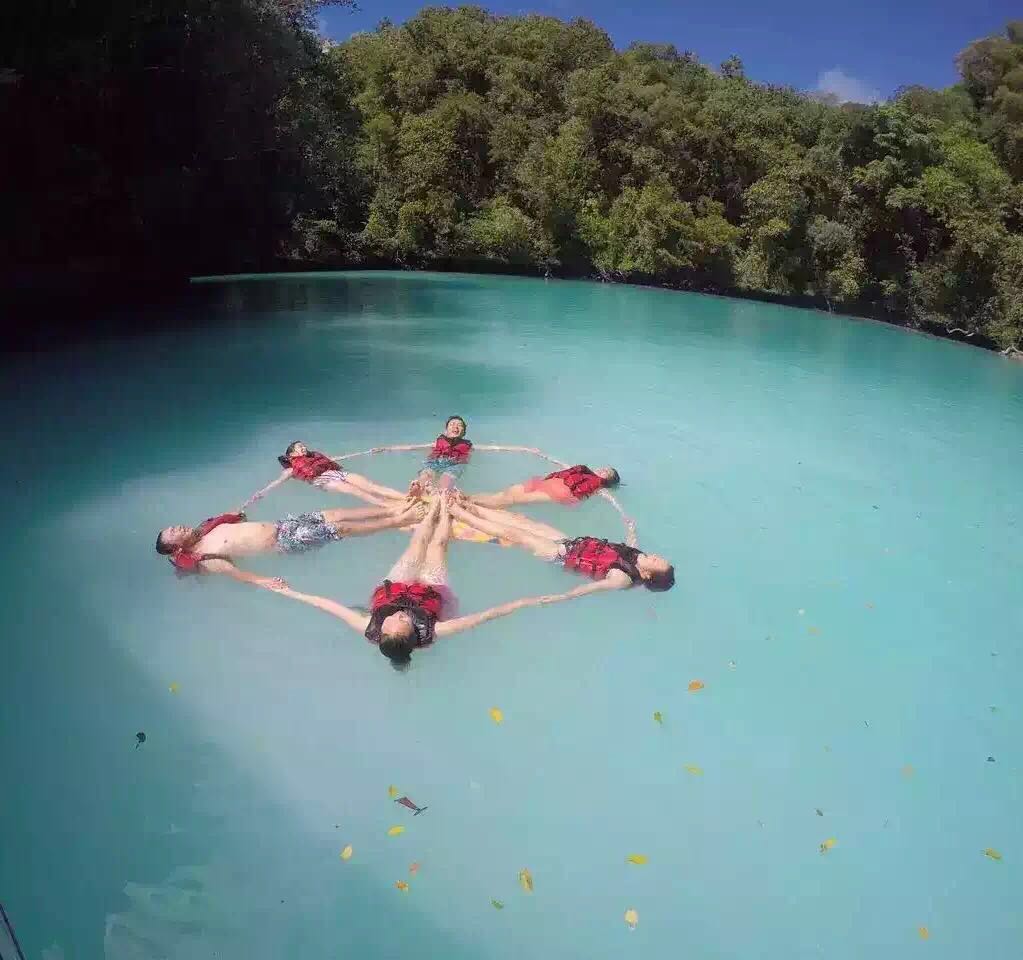 【携程攻略】洛克群岛牛奶湖景点,牛奶和也是去帕劳旅游的出海线路之