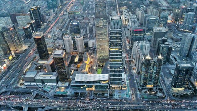 北京国贸cbd人均gdp_北京国贸cbd夜景
