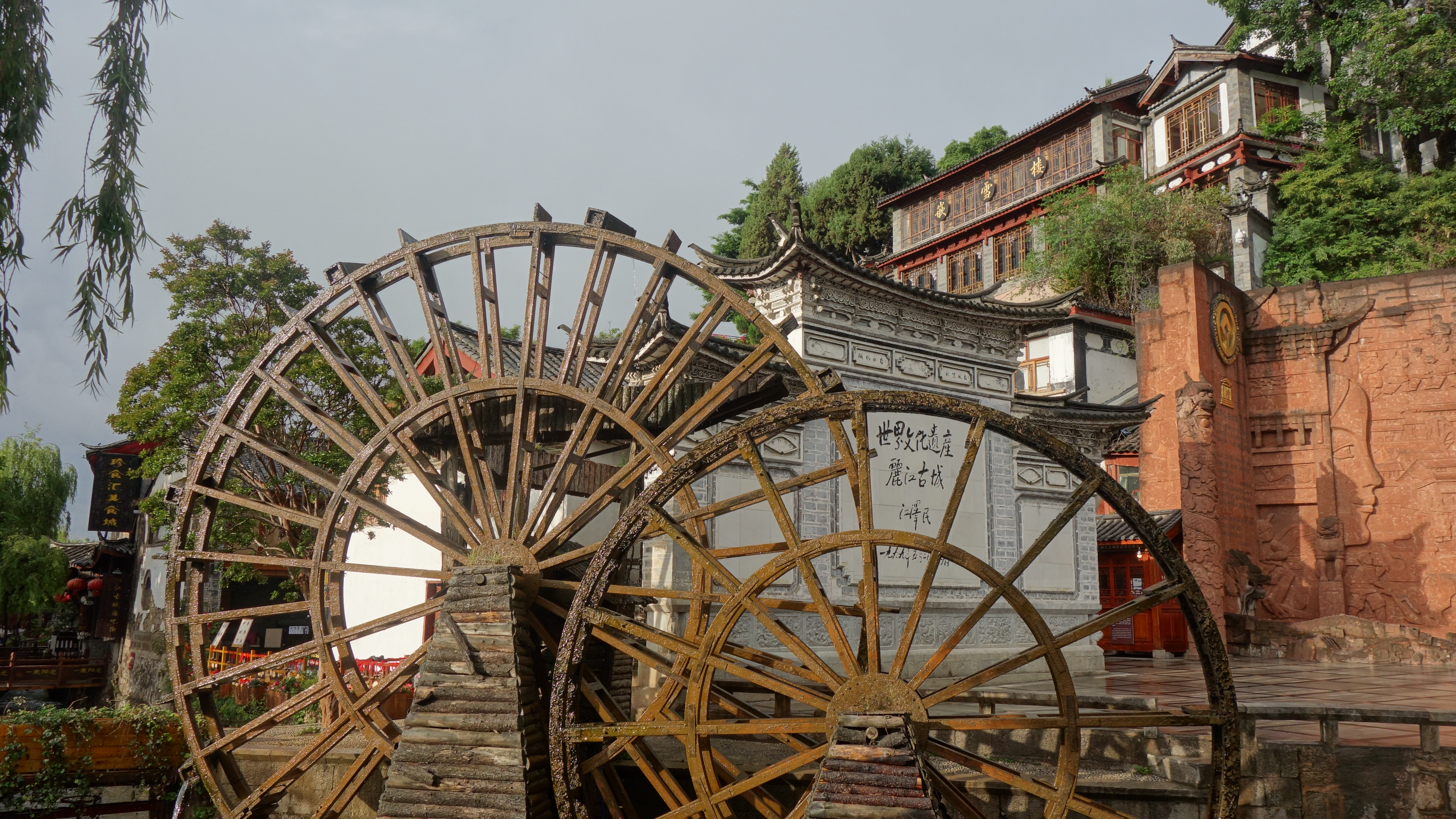 【携程攻略】丽江古城大水车适合朋友出游旅游吗,古城大水车朋友出游