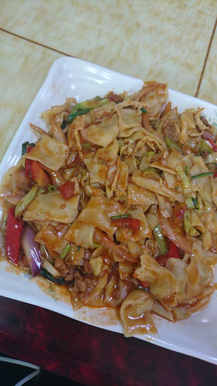羊肉炒面片～最爱吃这家的面食,一如既往的好吃