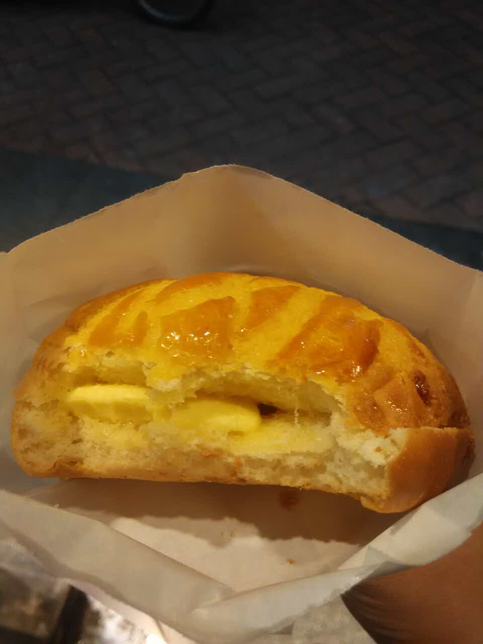 2021lc猪扒包(新光百货店)美食餐厅,等的时间比较长,包烤得有点.