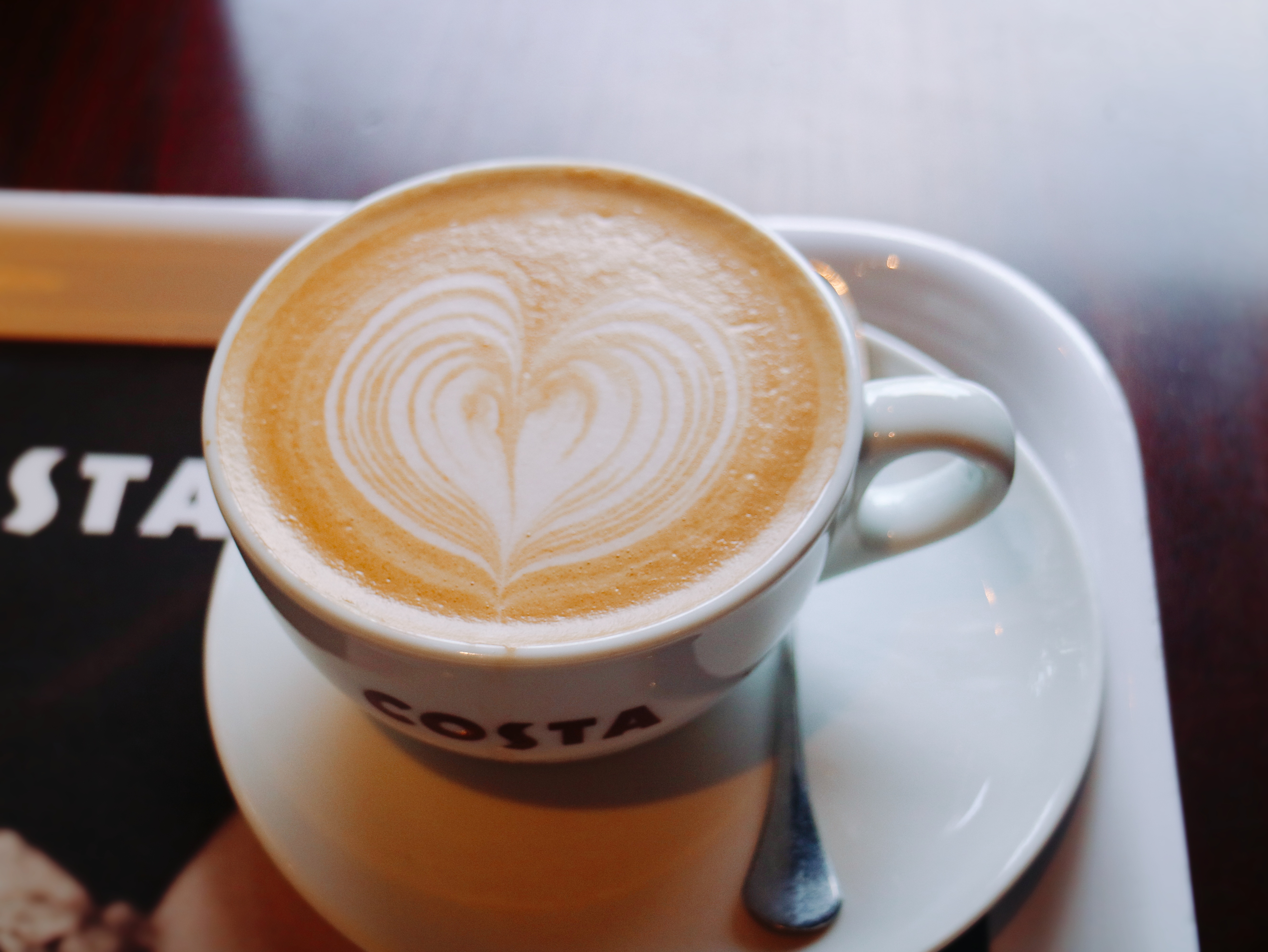 2022costa coffee(杭州中山路店)美食餐厅,喜欢喝着咖啡靠窗而坐,看着