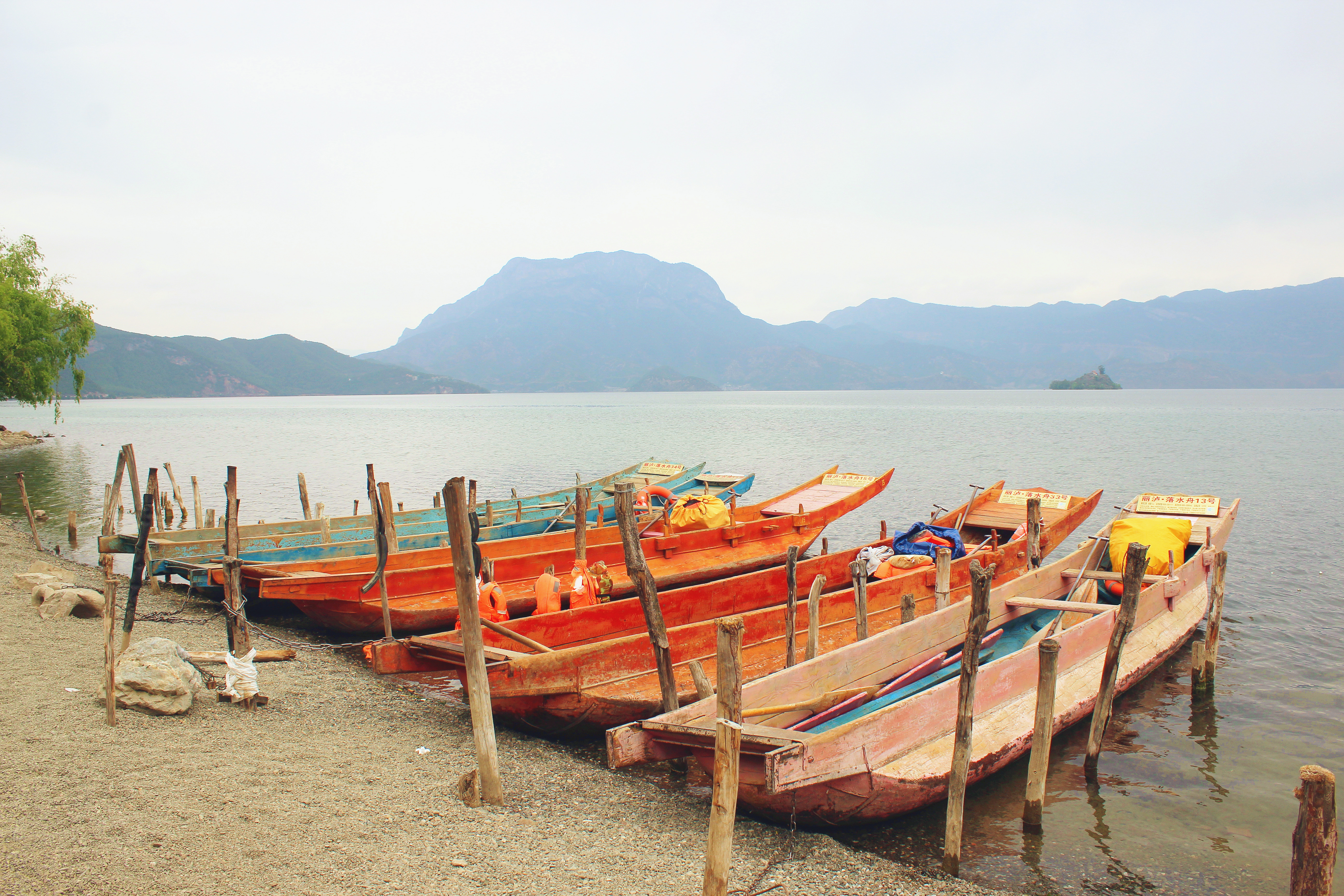 猪槽船游湖(大落水码头)