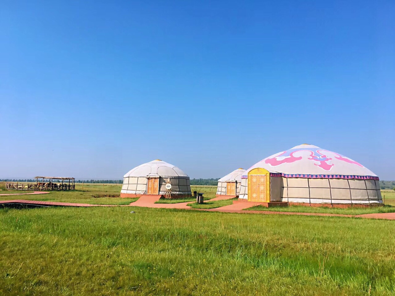 2024苏泊罕大草原旅游景区游玩攻略,天真的是蓝到家了,草原玩耍a.