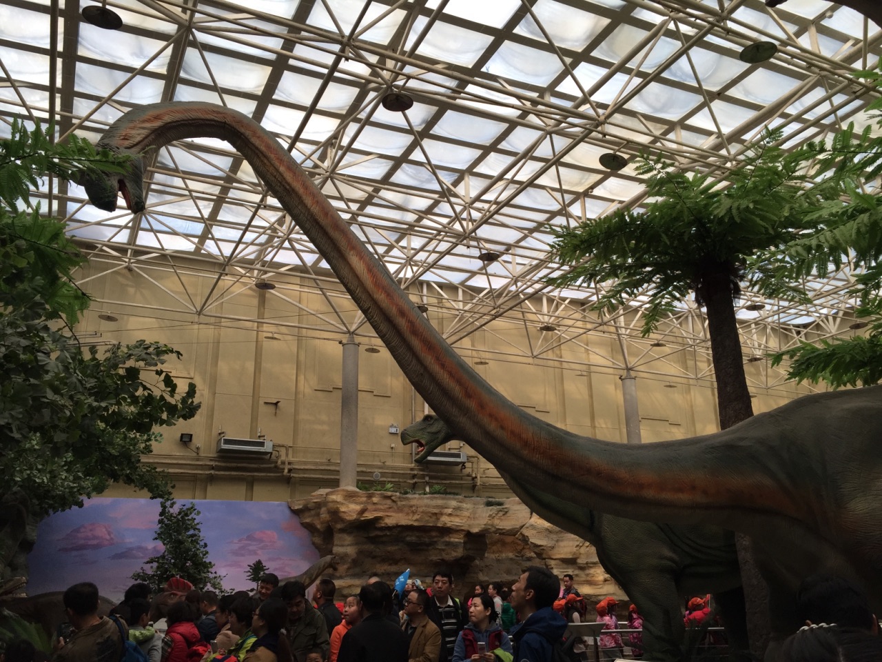 北京自然博物馆：恐龙骨架展览