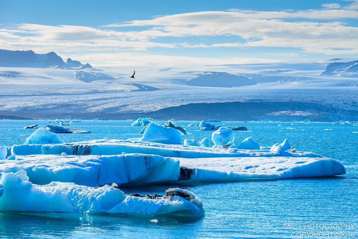 冰岛最著名的湖冰河湖图片