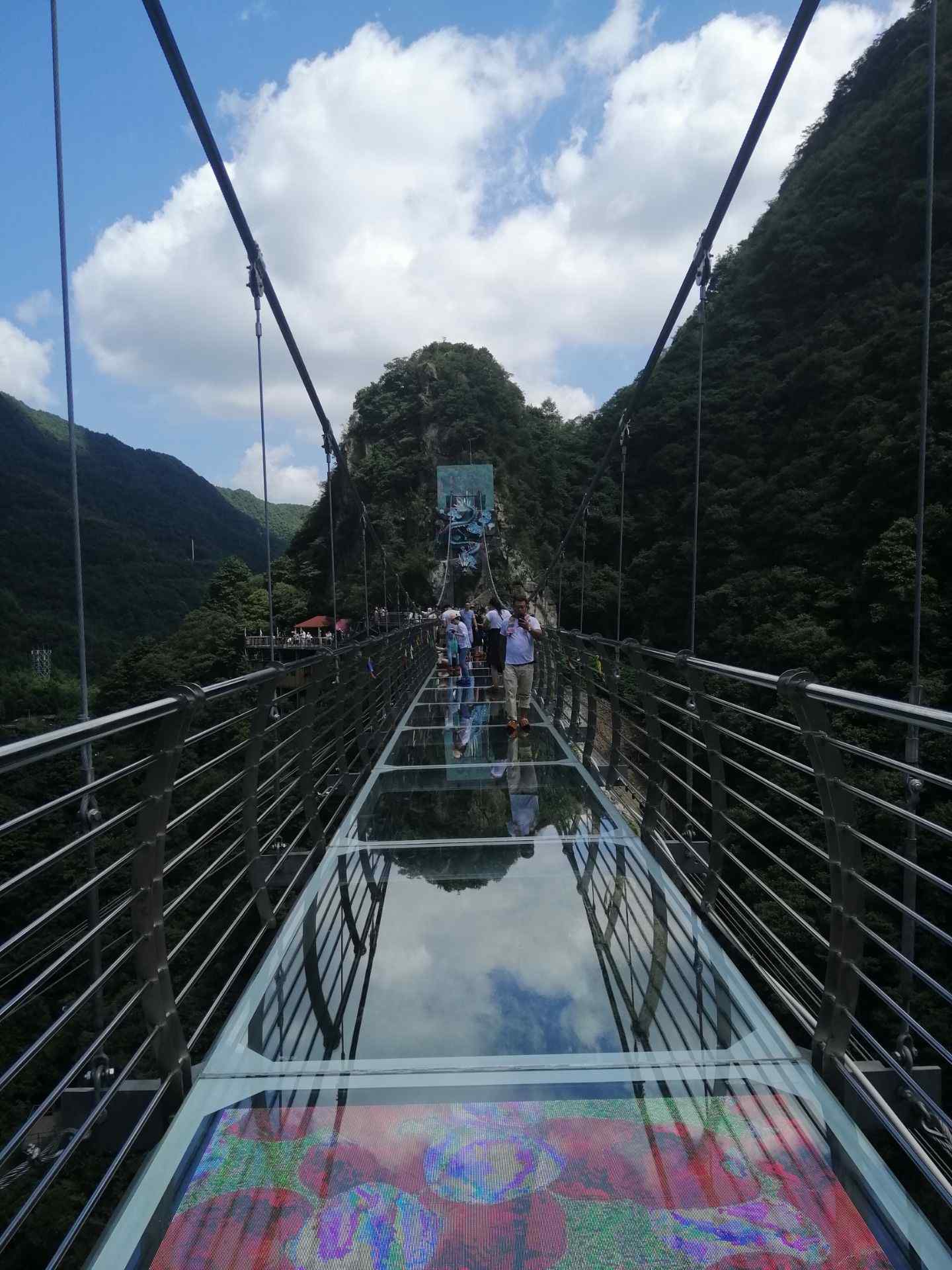 宁波五龙潭玻璃桥图片