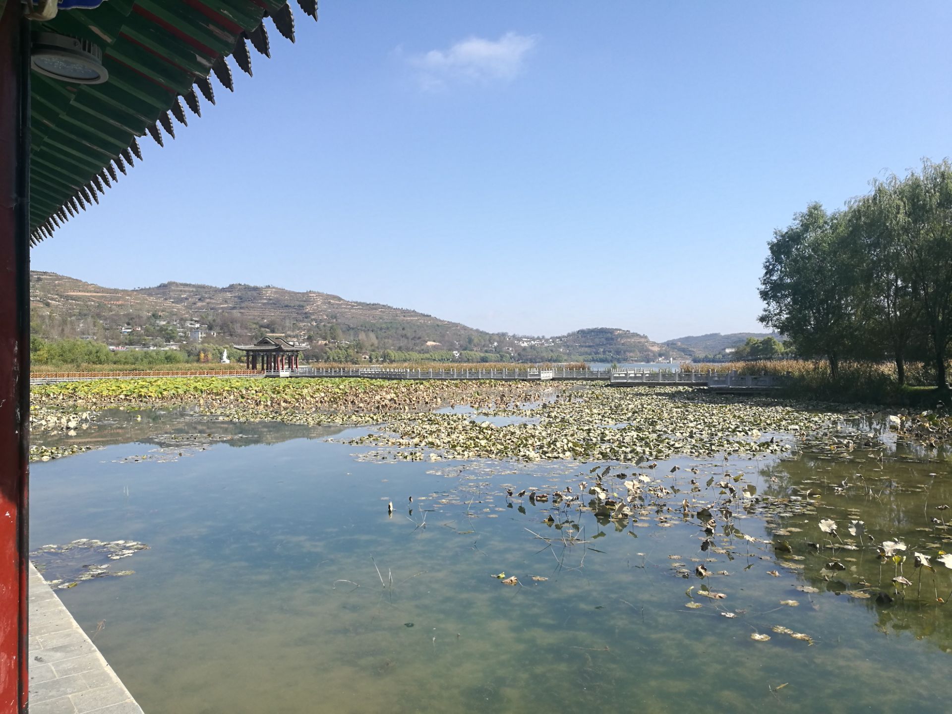 晚霞湖国家水利风景区图片