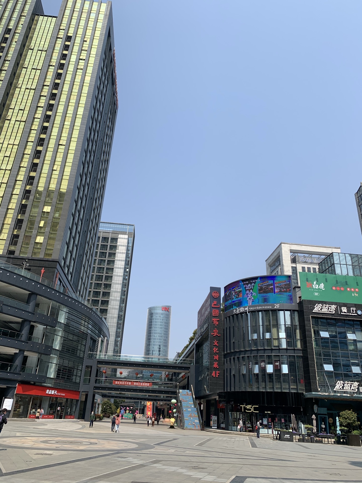 星光大道是杭州滨江区最早的商业中心 经过几期的建设 这里已经南北向