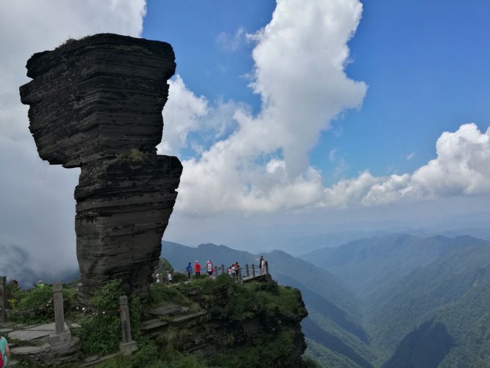 【攜程攻略】江口梵淨山生態植物園景點,遊客不多,避暑勝地,景色絕美.