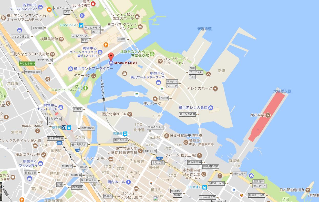 日本横滨地理位置图片