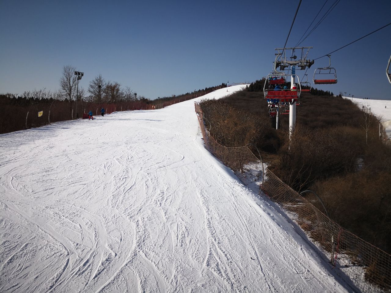 万龙滑雪场长龙道图片