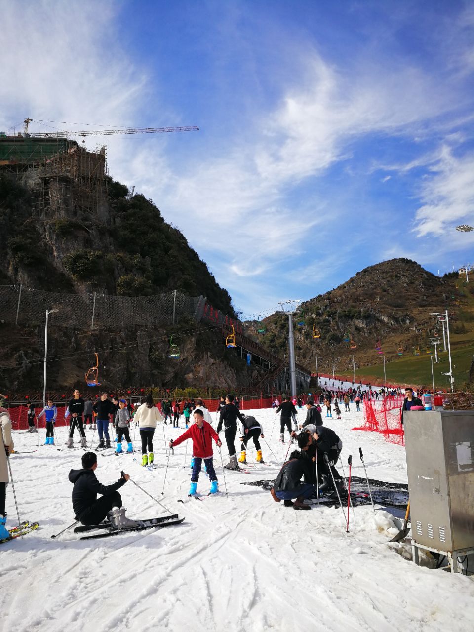 梅花山庄滑雪场图片