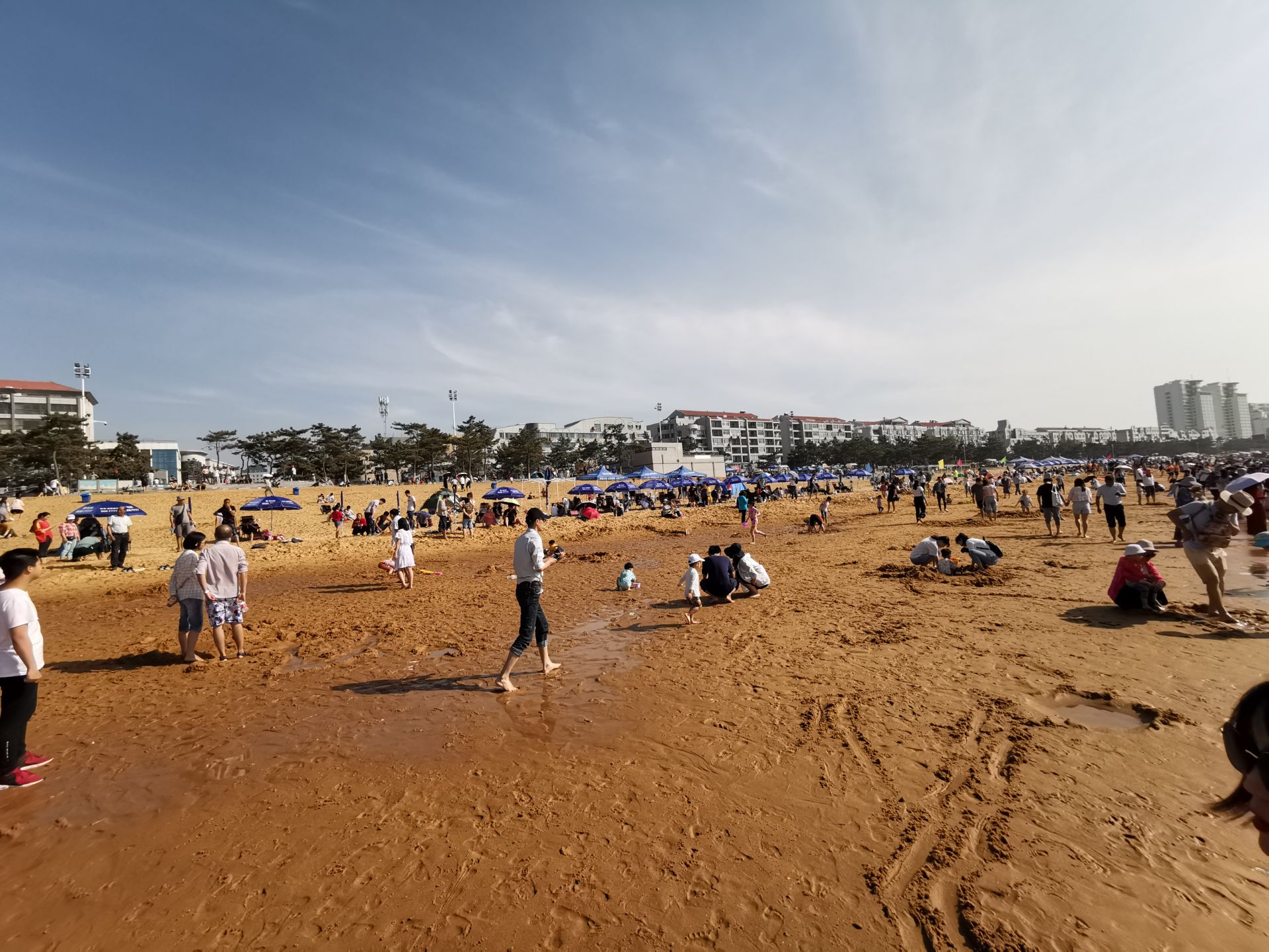 2019威海國際海水浴場遊玩攻略,會游泳的還是可以下水的,要.