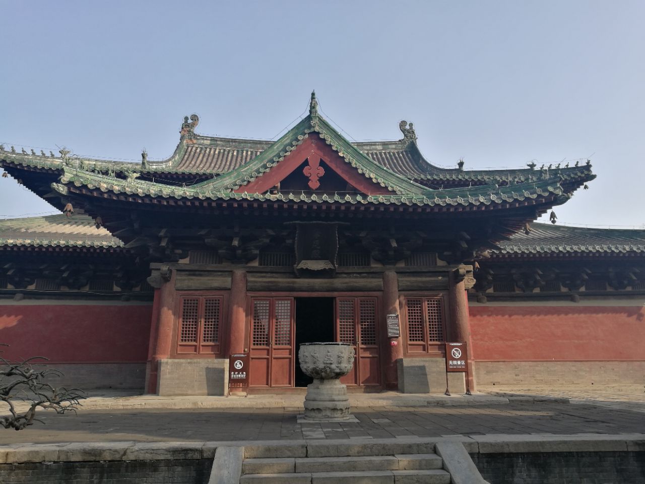 隆兴寺 全景图图片