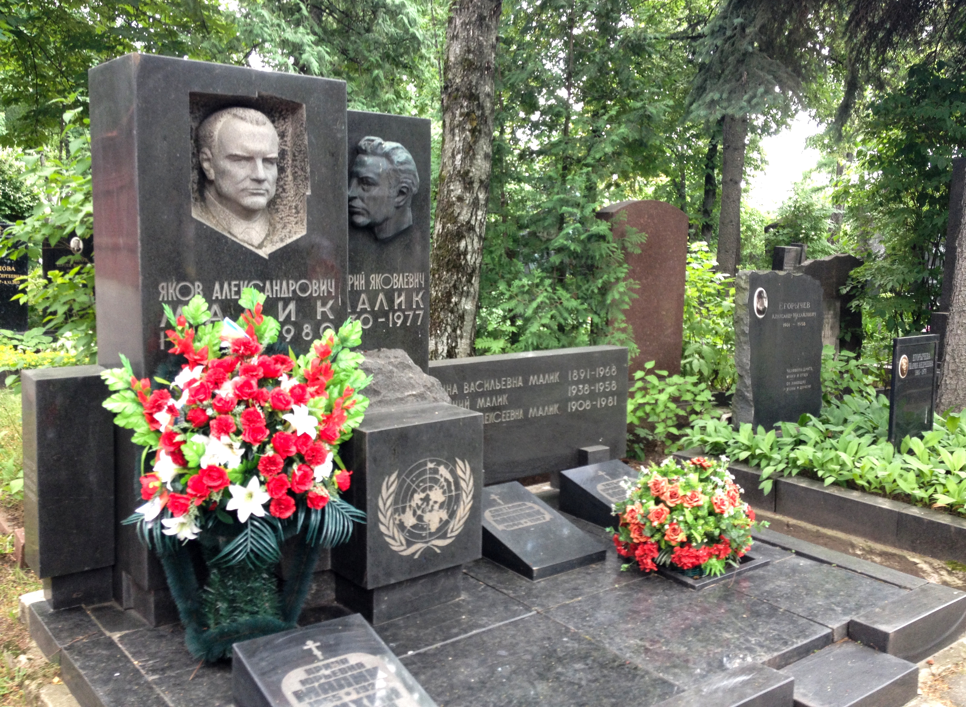 俄罗斯新圣女公墓图片