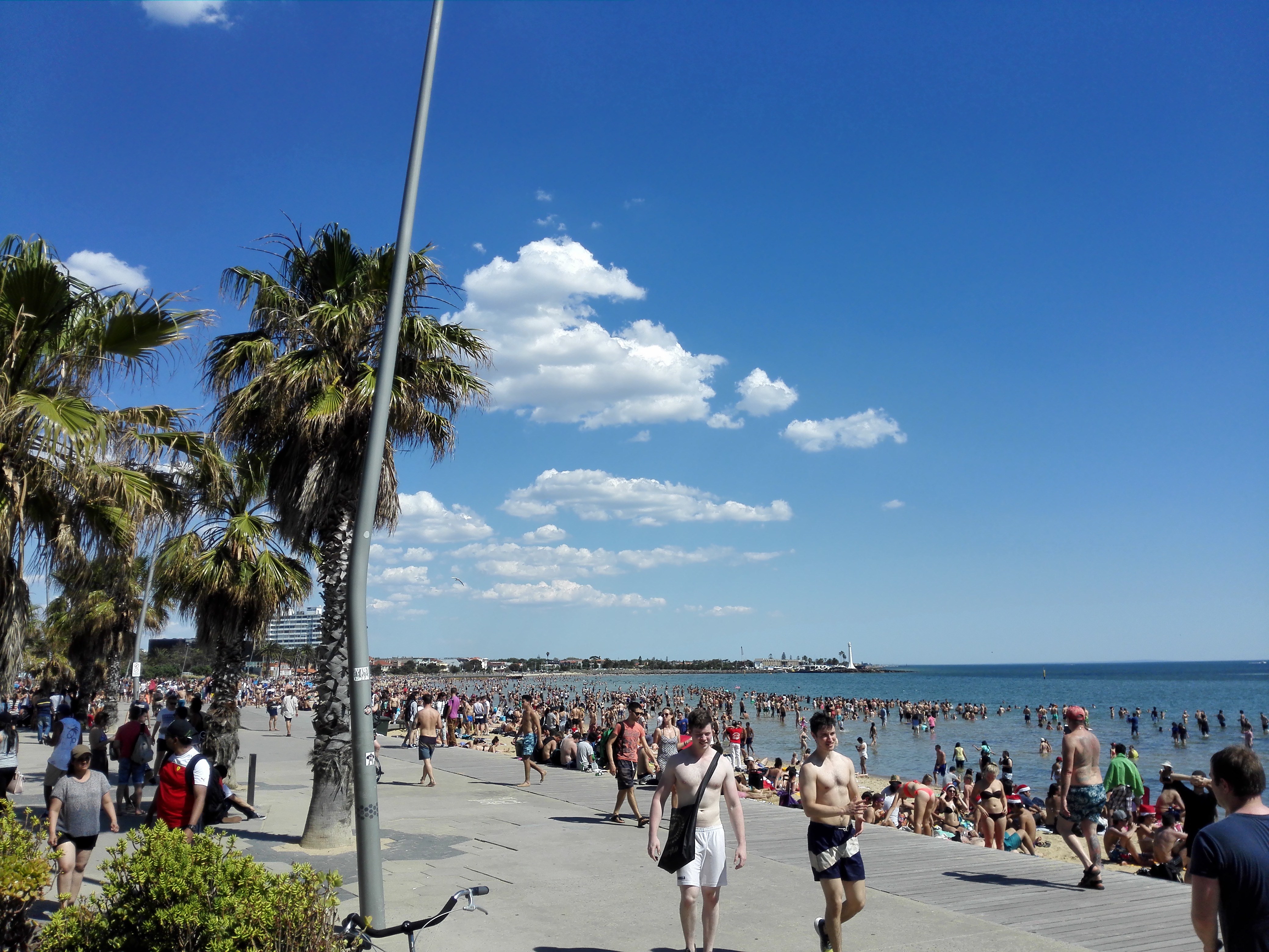 【携程攻略】墨尔本圣基尔达海滩适合朋友出游旅游吗,圣基尔达海滩