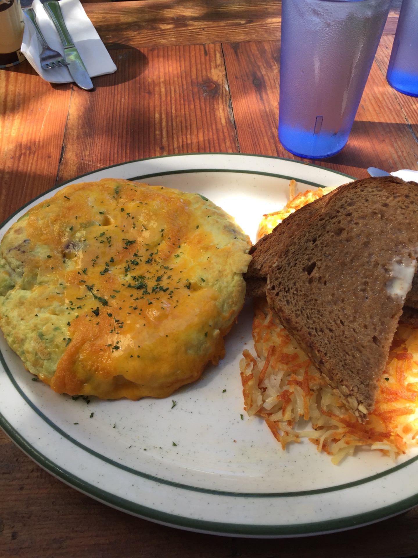 the scrambles are huge, probably good enough for two people.