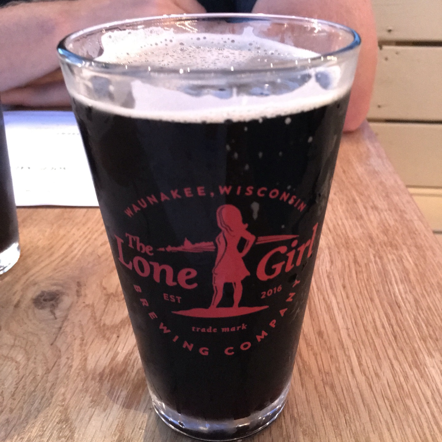 the beer was solid, the food was good, and the .