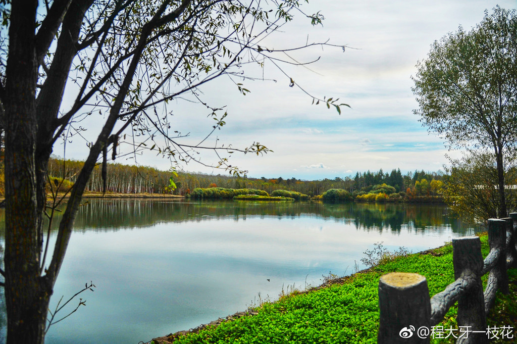 俗話說,一葉知秋,而碧泉湖兩岸,楓光無限,紅葉林層林盡染,行在棧道間