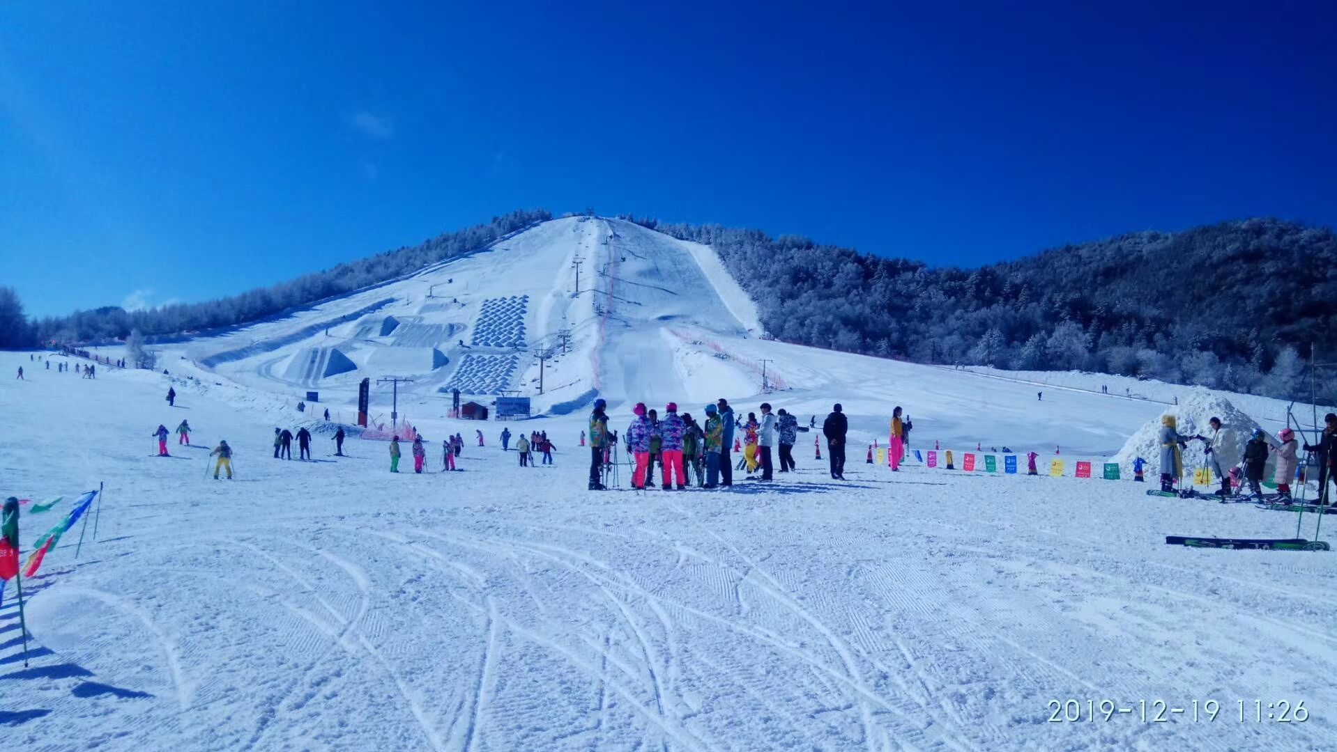 神龙架滑雪场照片图片
