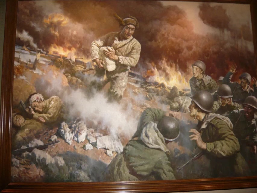 万历朝鲜战争油画图片