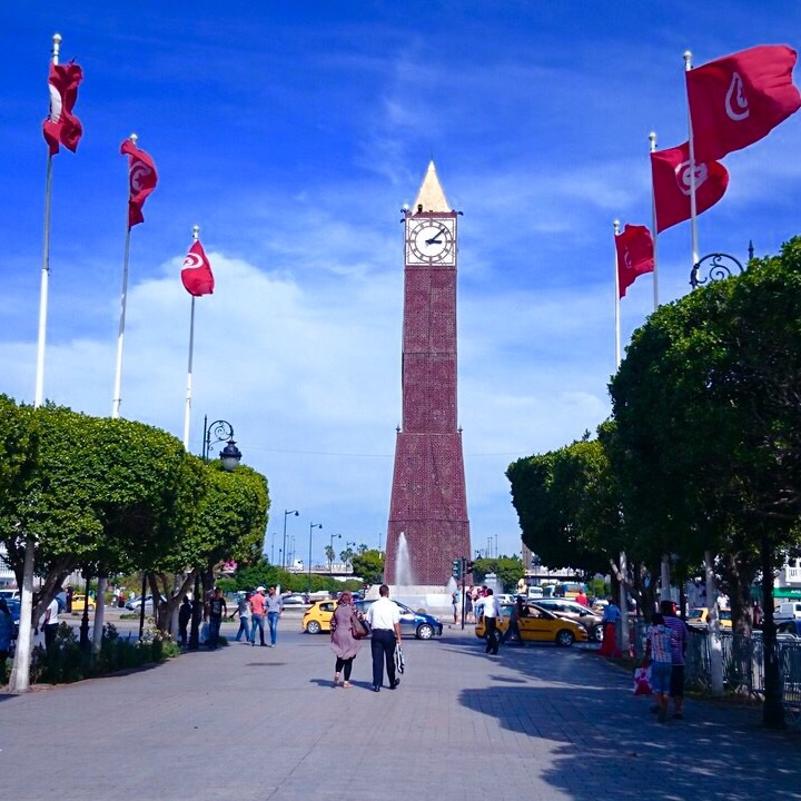 【携程攻略】突尼斯布尔吉巴大街景点,突尼斯的市中心,也是突尼斯最