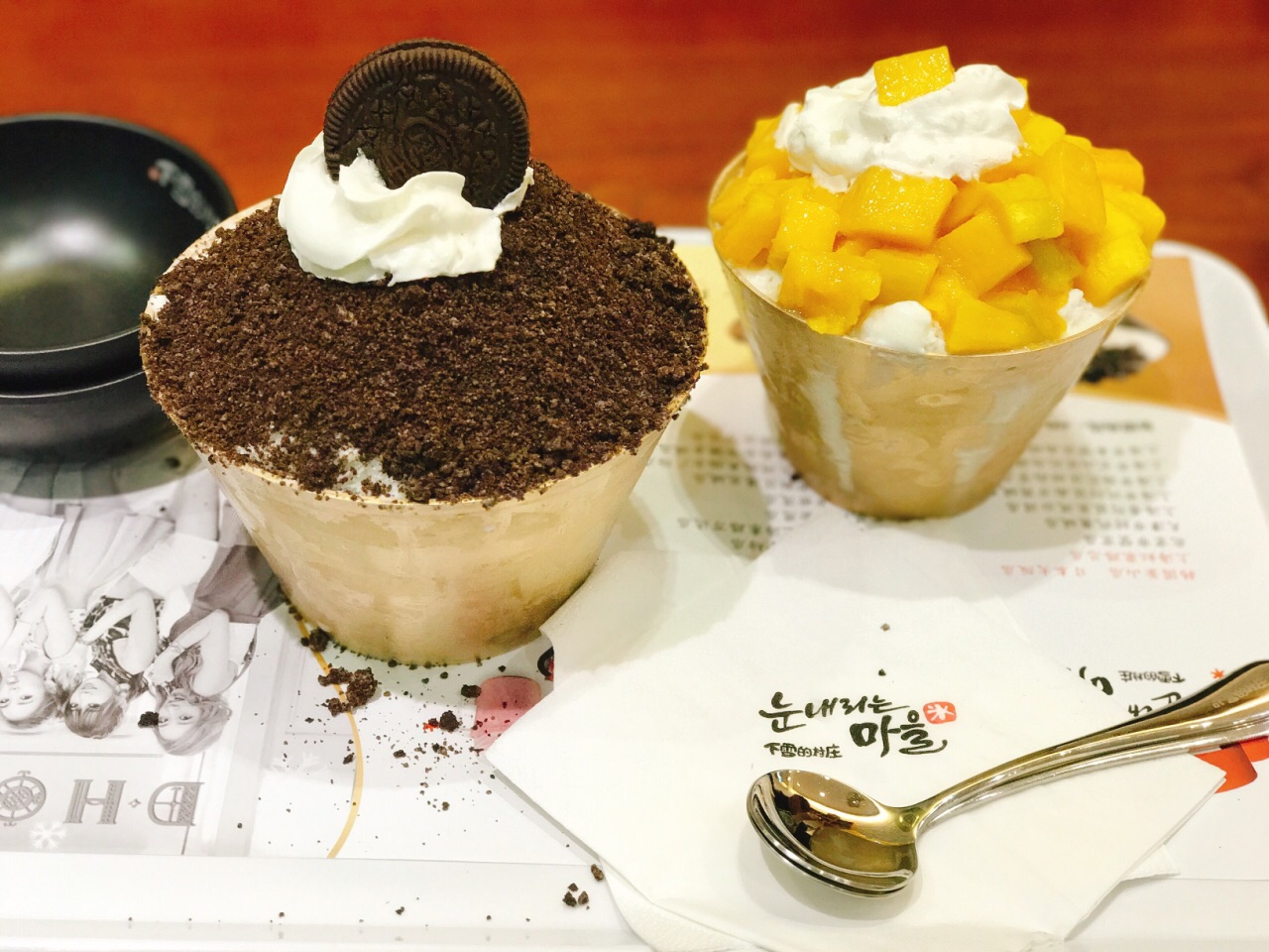 2021下雪的村庄(虹泉路总店)美食餐厅,记得之前吃过芒果雪冰,非常.